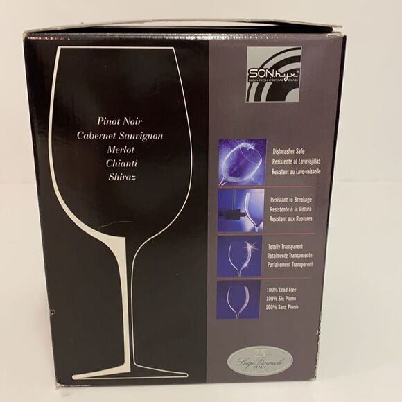 Luigi Bormioli Crescendo SON.hyx® Bordeaux Wine Glasses (Set of 4) - Picture 7 of 7